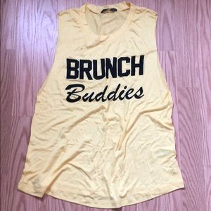 Rock rose tank yellow